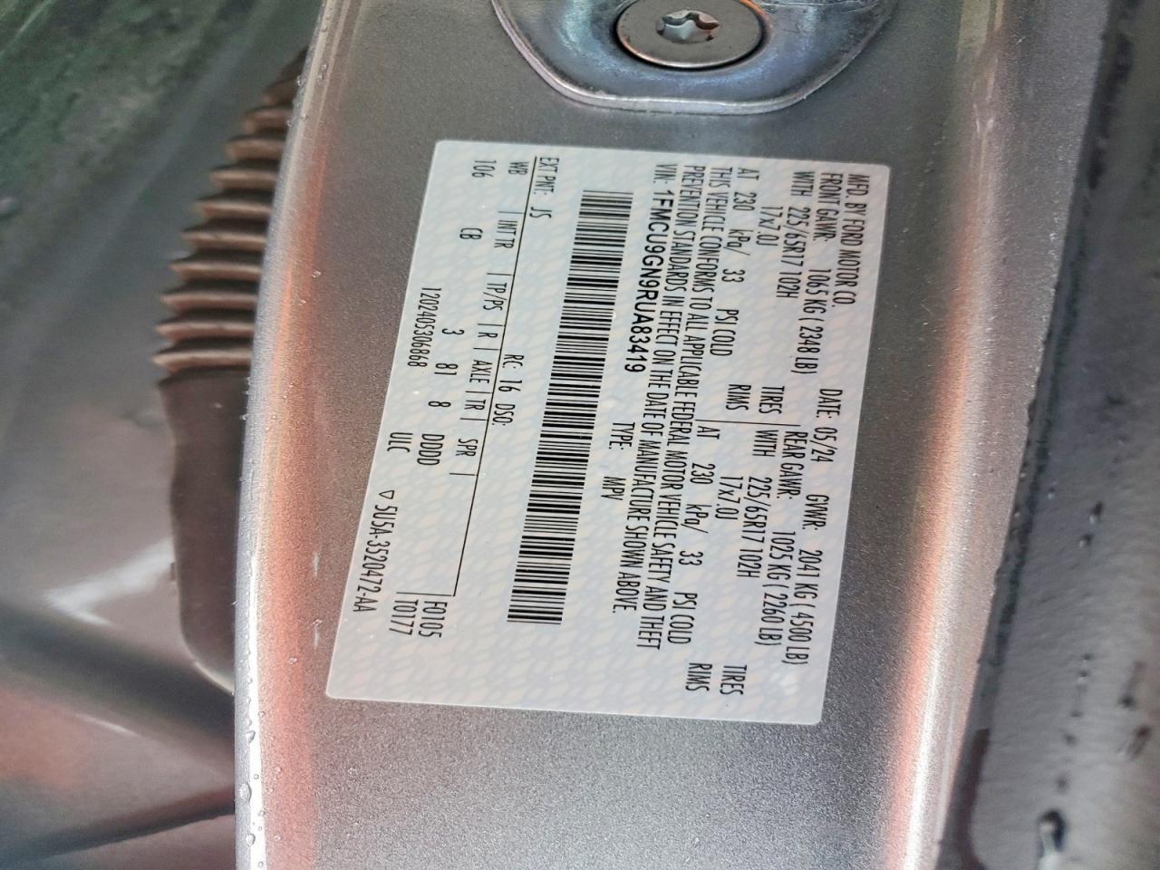 2024 FORD ESCAPE