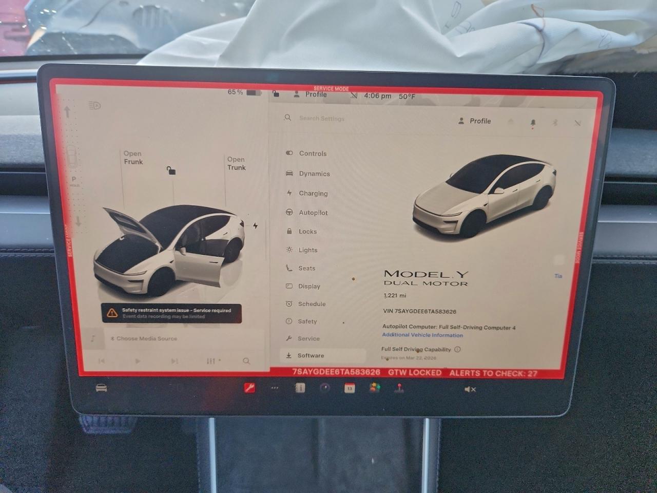 2026 TESLA MODEL Y