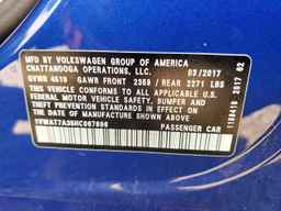 2017 VOLKSWAGEN Passat