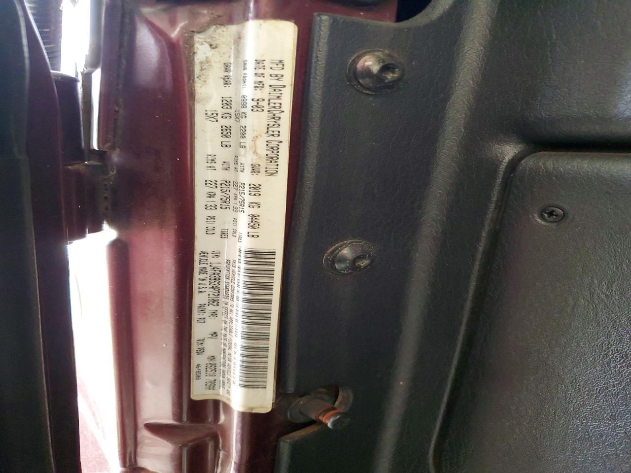 2004 JEEP WRANGLER