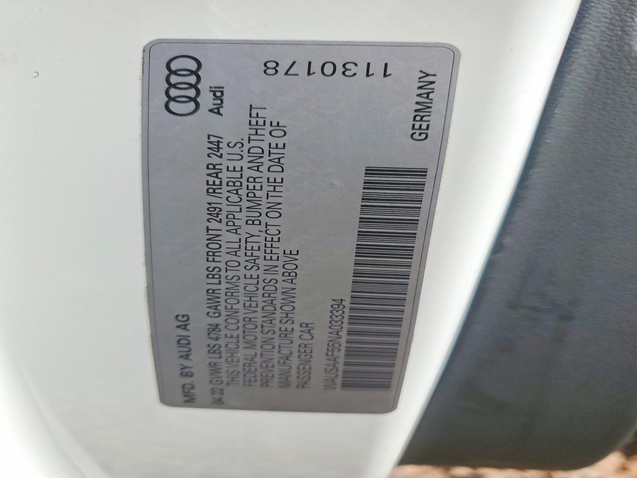 2022 AUDI A5
