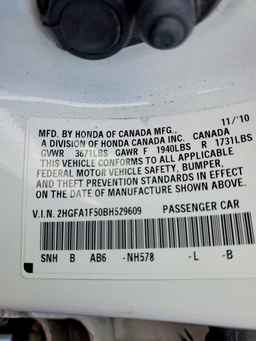 2011 HONDA CIVIC