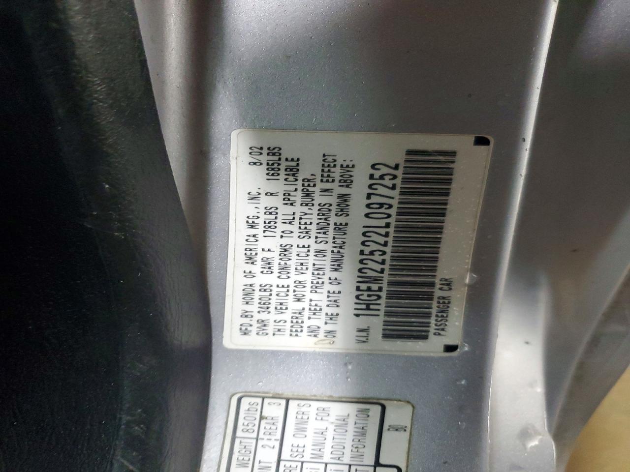 2002 HONDA CIVIC