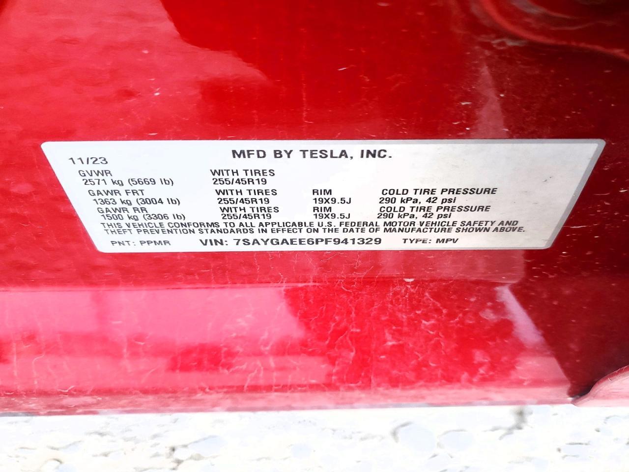 2023 TESLA MODEL Y