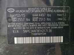 2015 HYUNDAI SONATA
