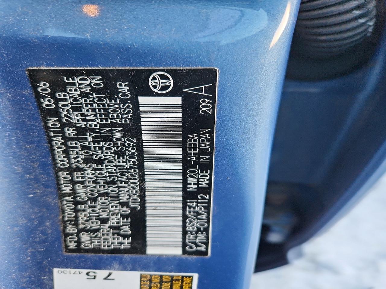 2006 TOYOTA PRIUS