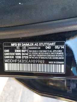2014 MERCEDES-BENZ E-Class
