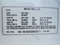 2024 TESLA MODEL Y