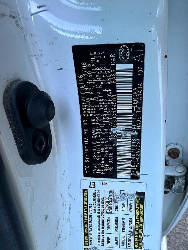 2009 TOYOTA COROLLA
