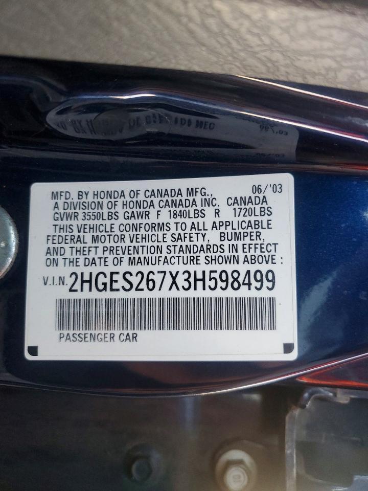 2003 HONDA CIVIC