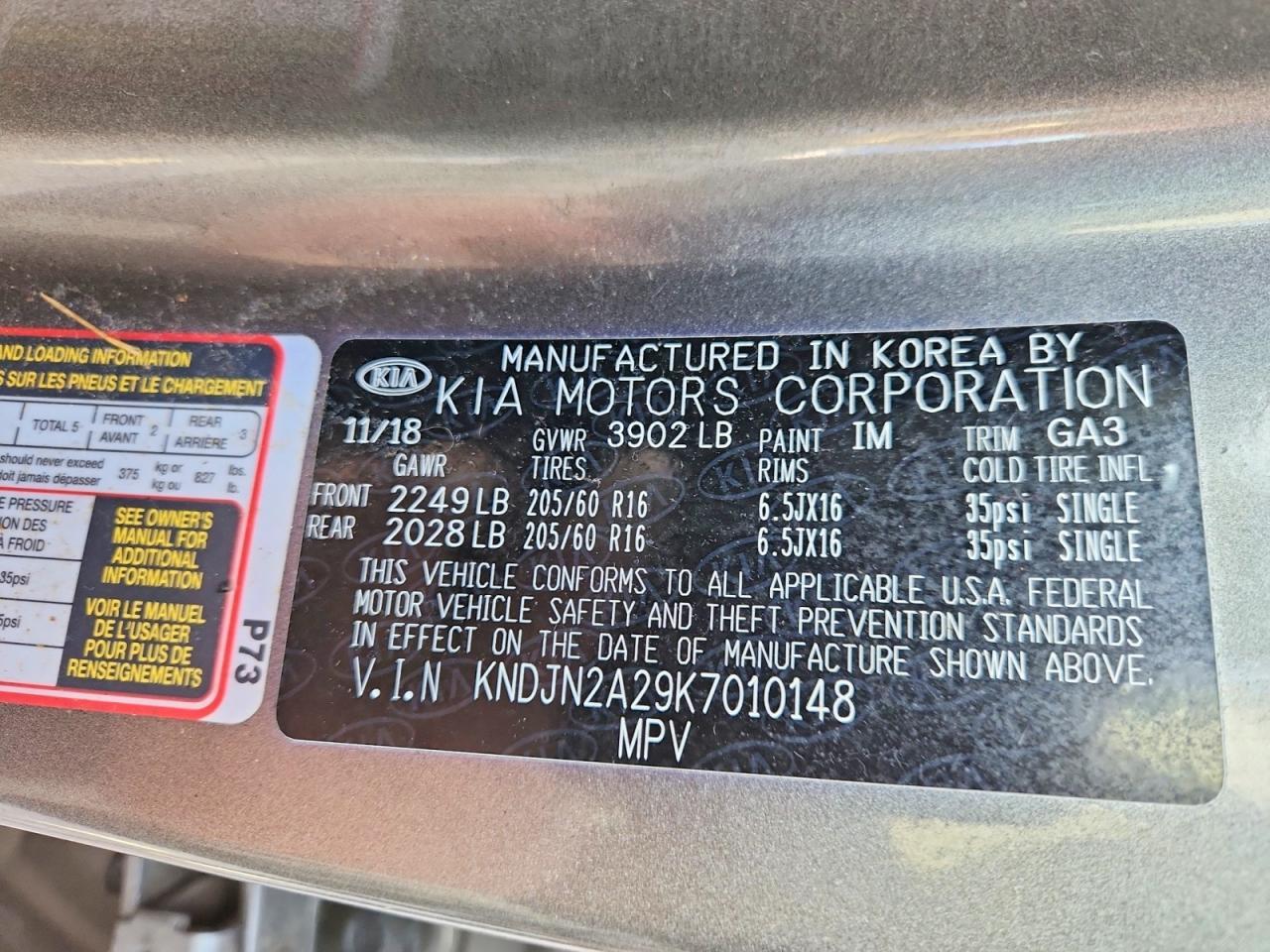 2019 KIA SOUL