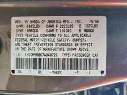 2007 HONDA ACCORD