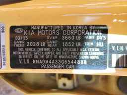 2016 KIA RIO
