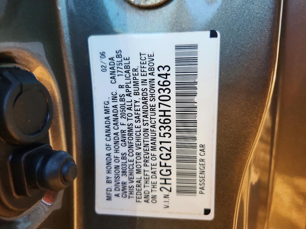 2006 HONDA CIVIC