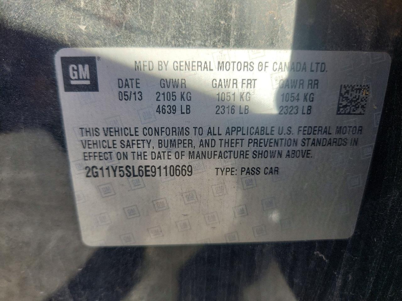 2014 CHEVROLET IMPALA