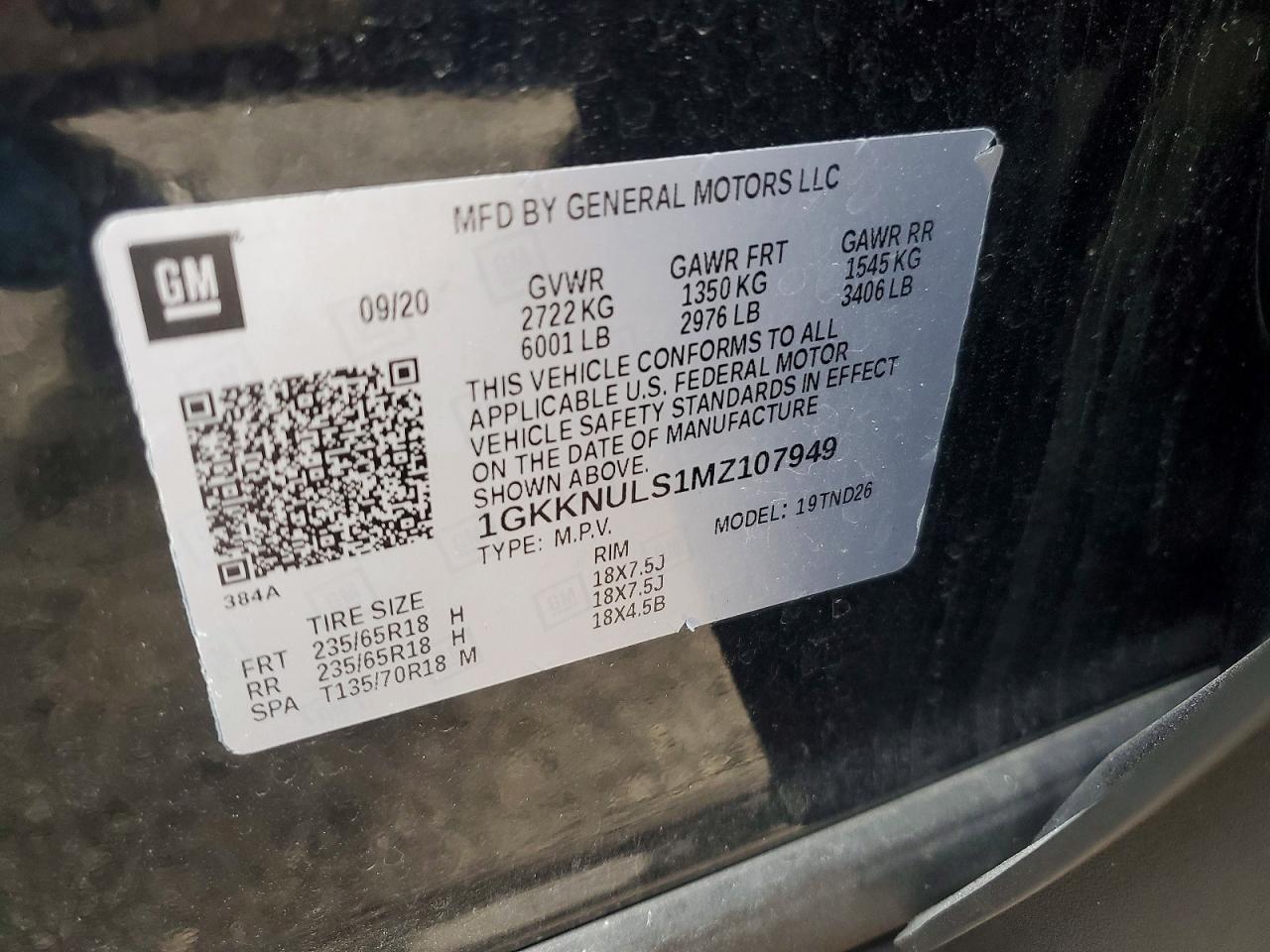 2021 GMC ACADIA