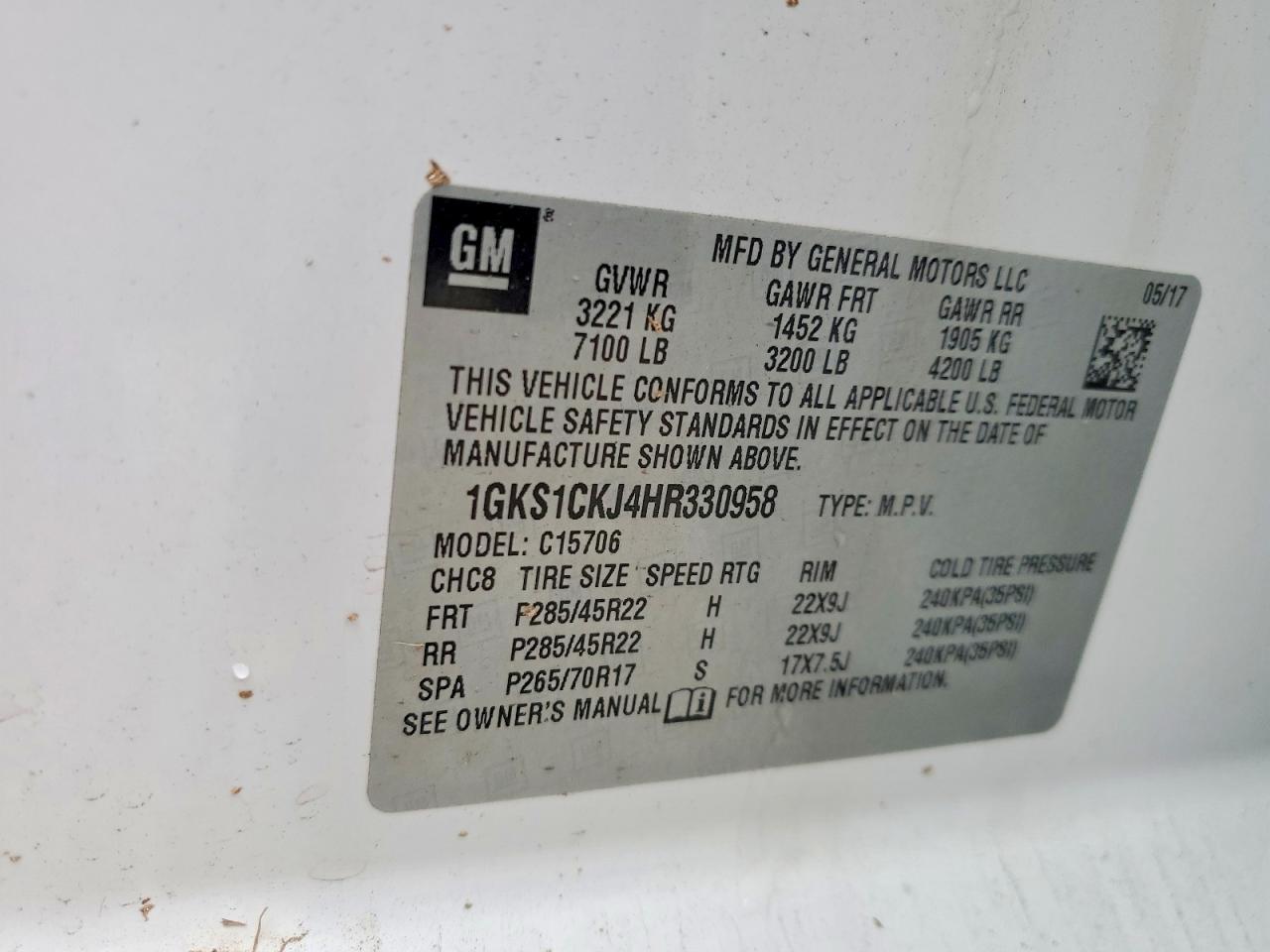 2017 GMC Yukon