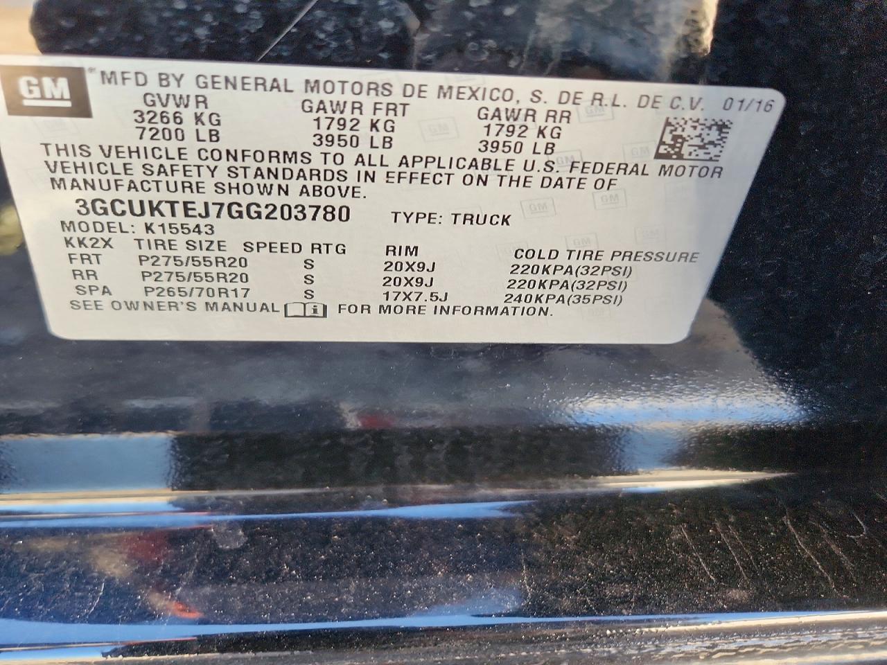 2016 CHEVROLET Silverado