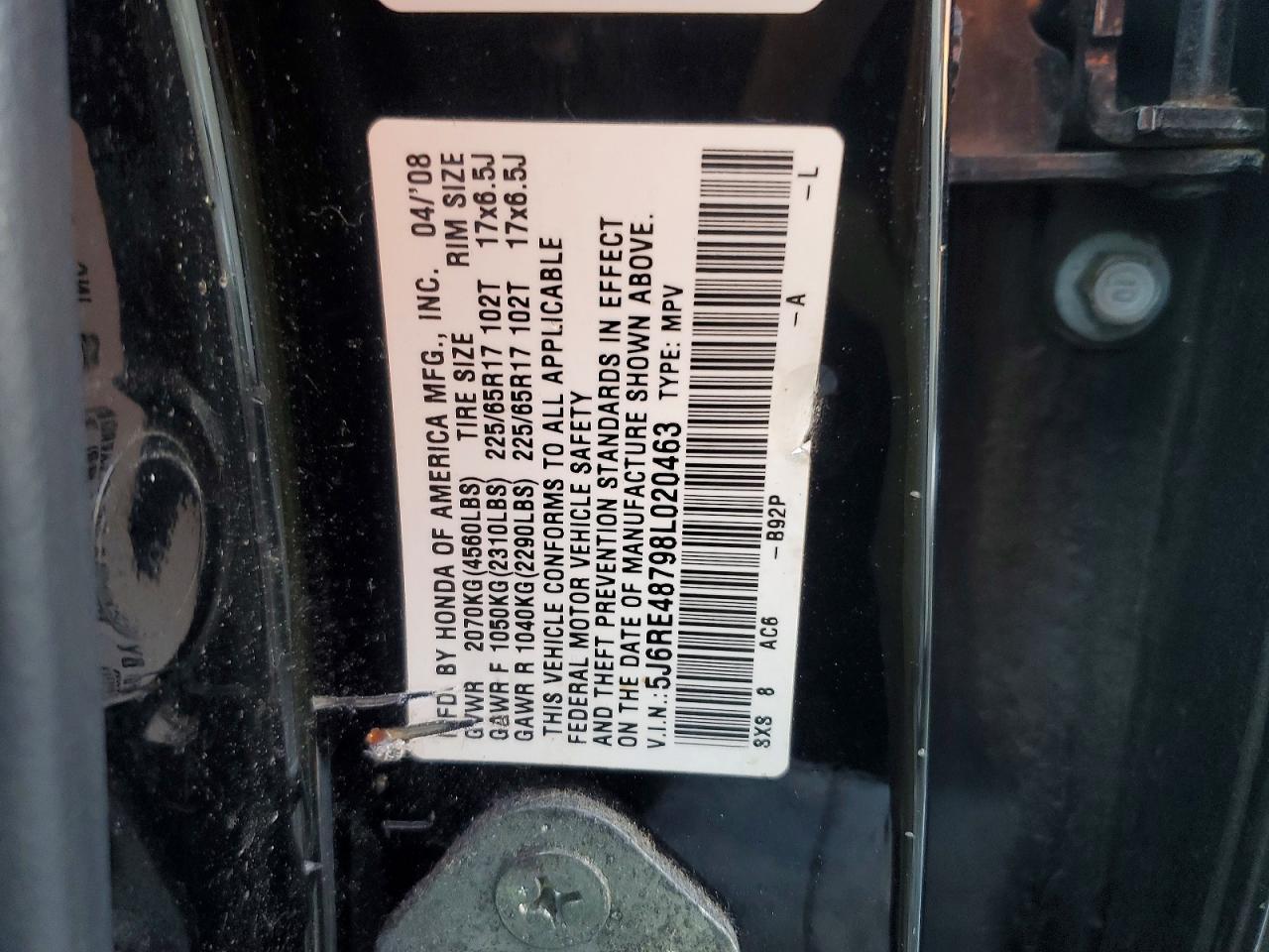 2008 HONDA CR-V