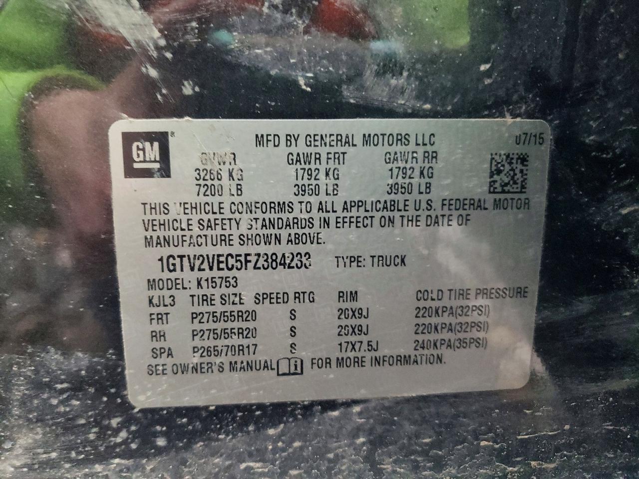 2015 GMC Sierra