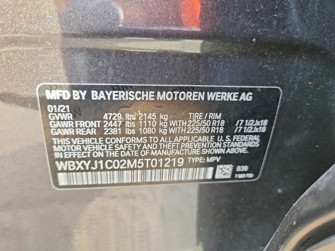 2021 BMW X2