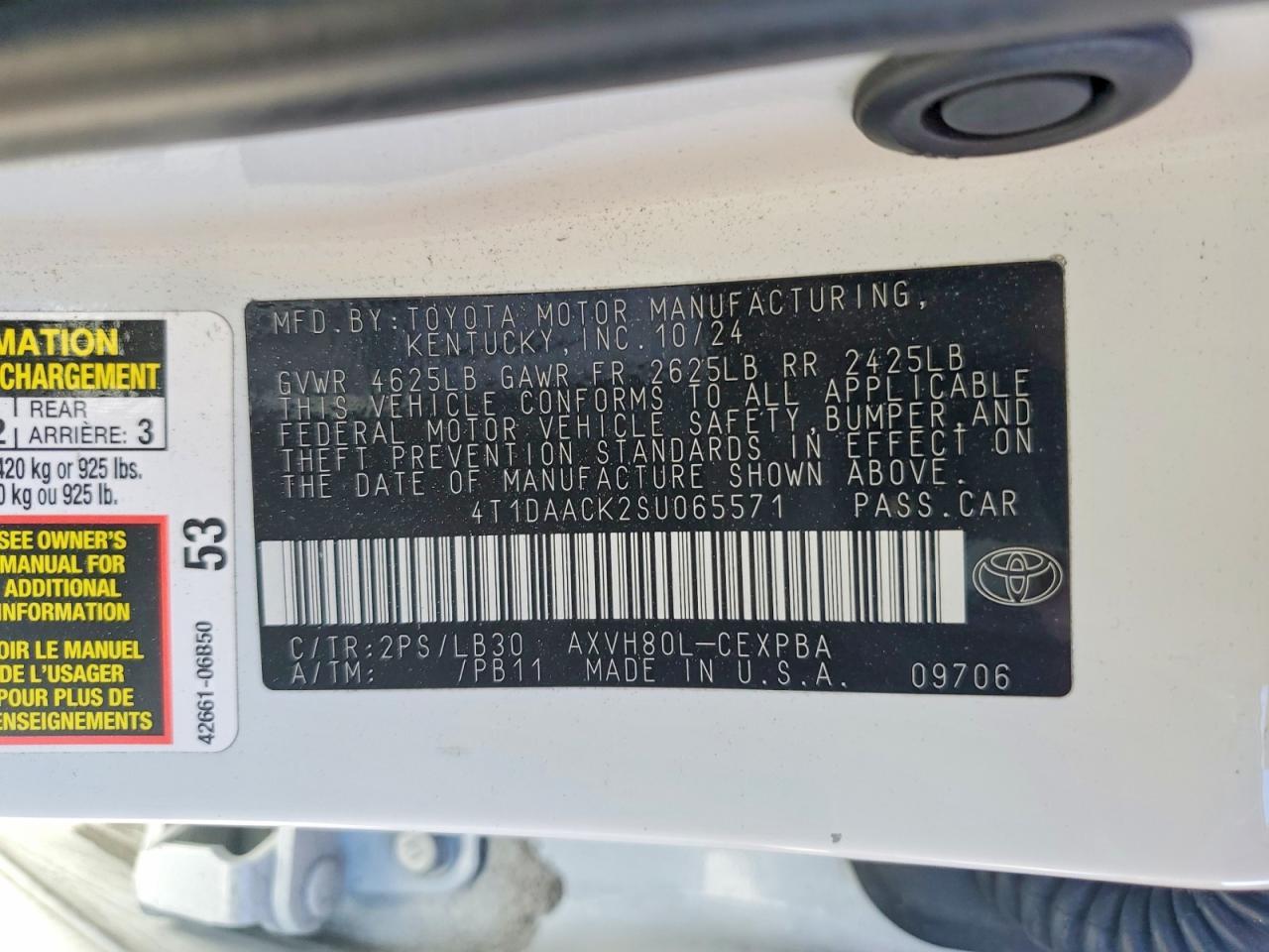 2025 TOYOTA CAMRY