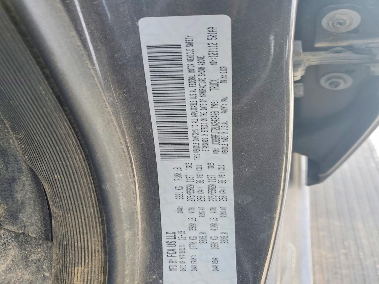 2020 RAM 1500