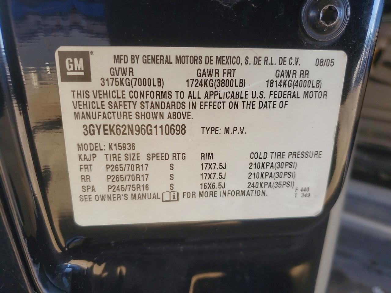 2006 CADILLAC Escalade EXT