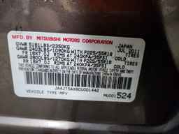 2012 MITSUBISHI outlander