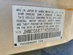 2000 HONDA ACCORD