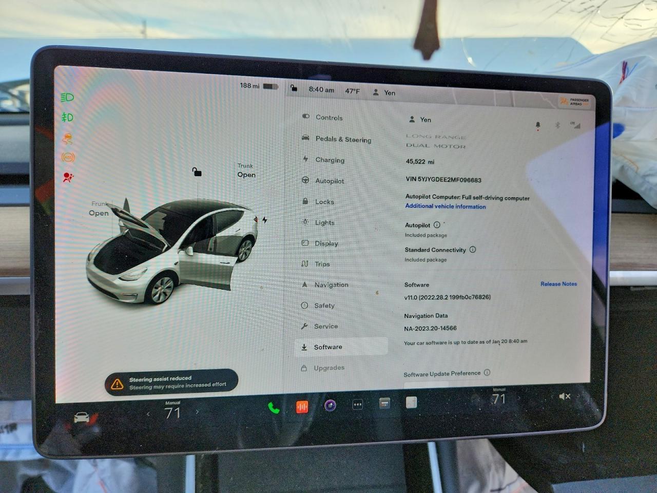 2021 TESLA MODEL Y
