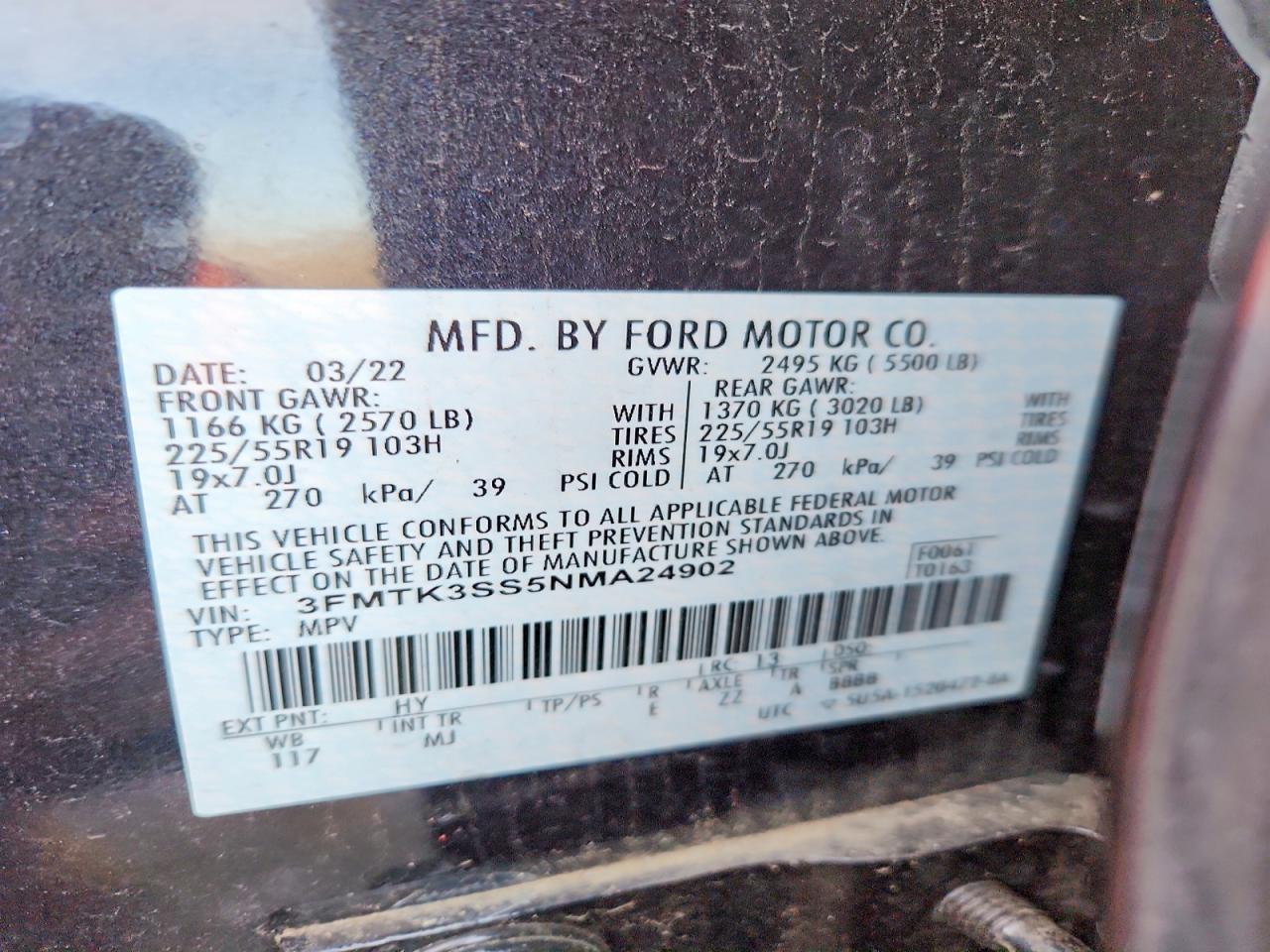 2022 FORD Mustang Mach-E