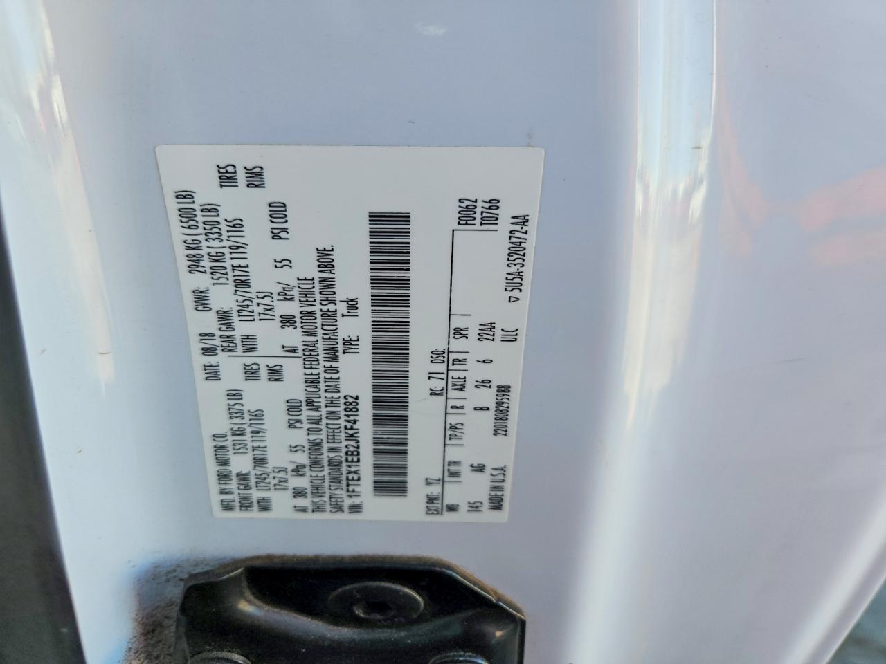 2018 FORD F-150