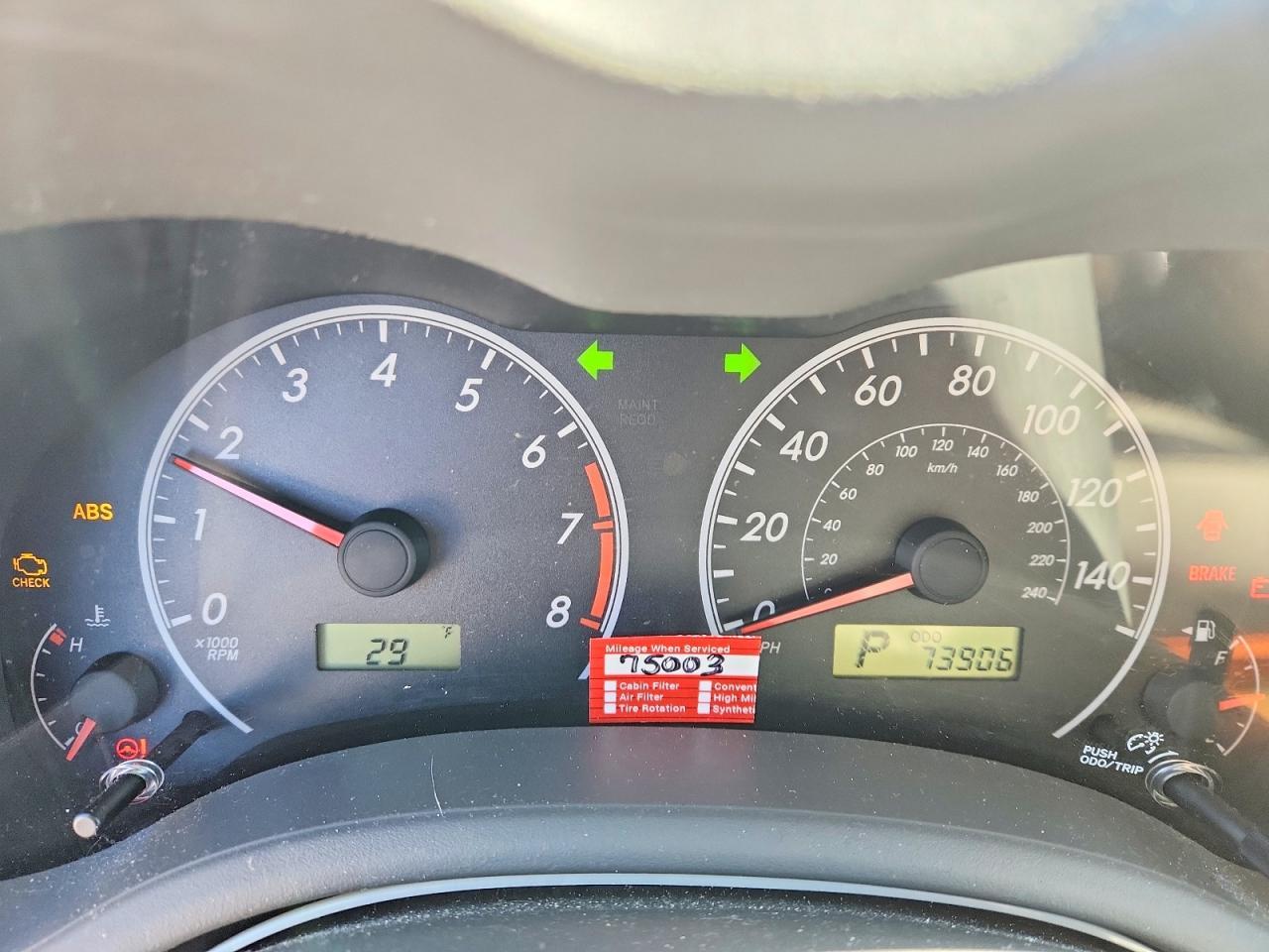 2010 TOYOTA COROLLA
