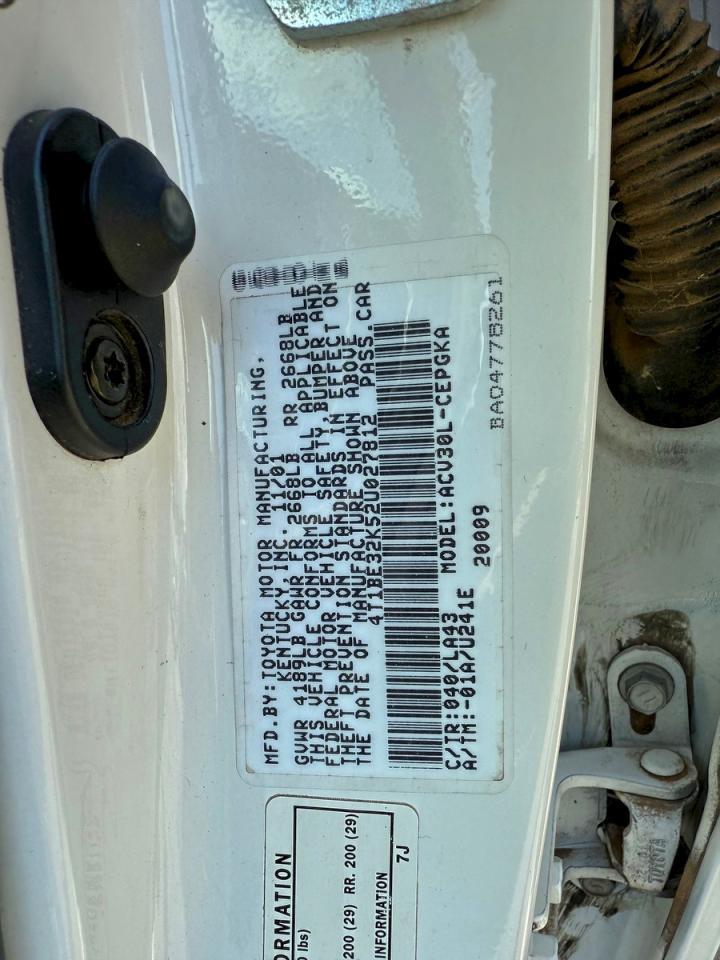 2002 TOYOTA CAMRY