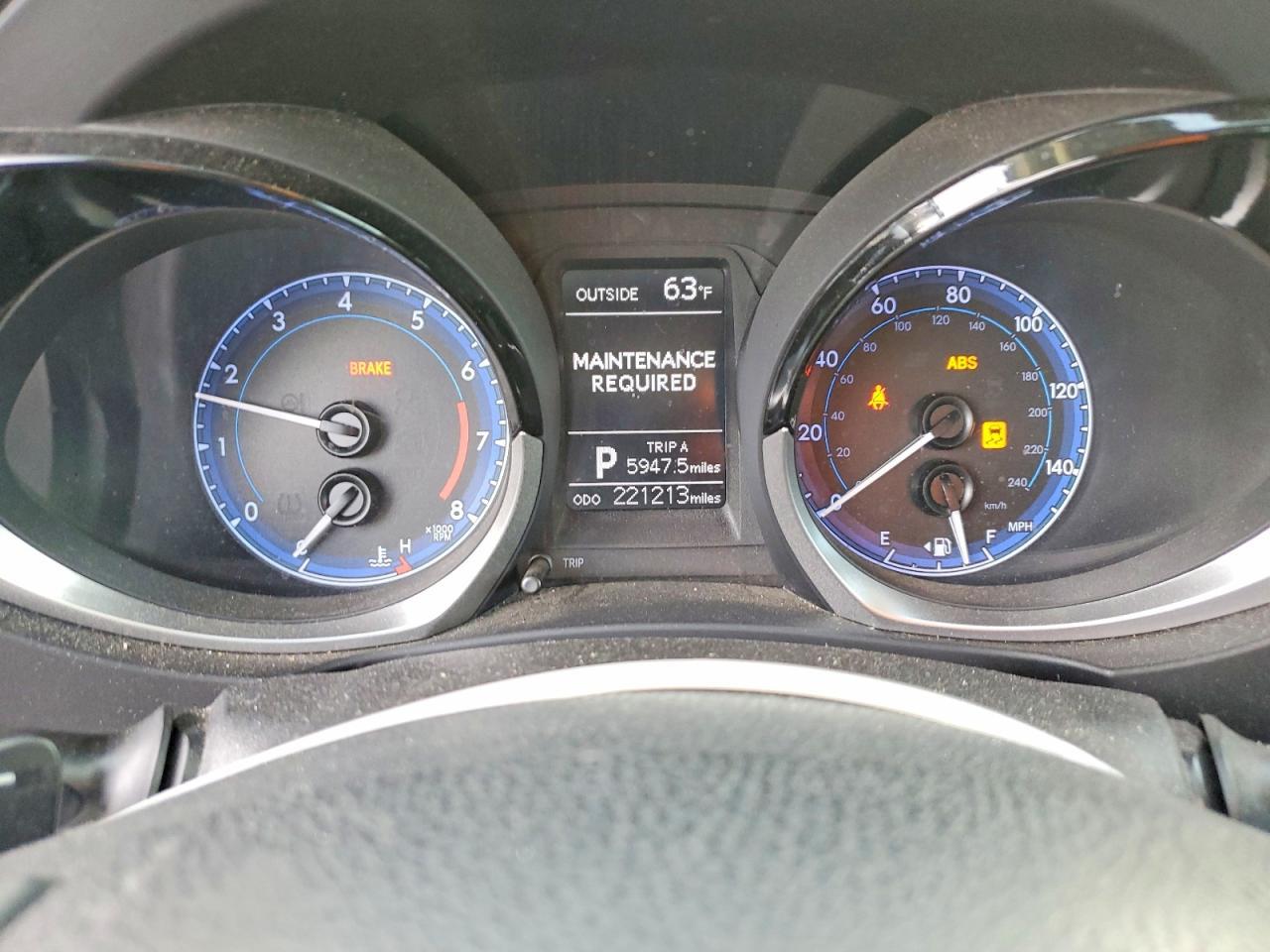 2016 TOYOTA COROLLA