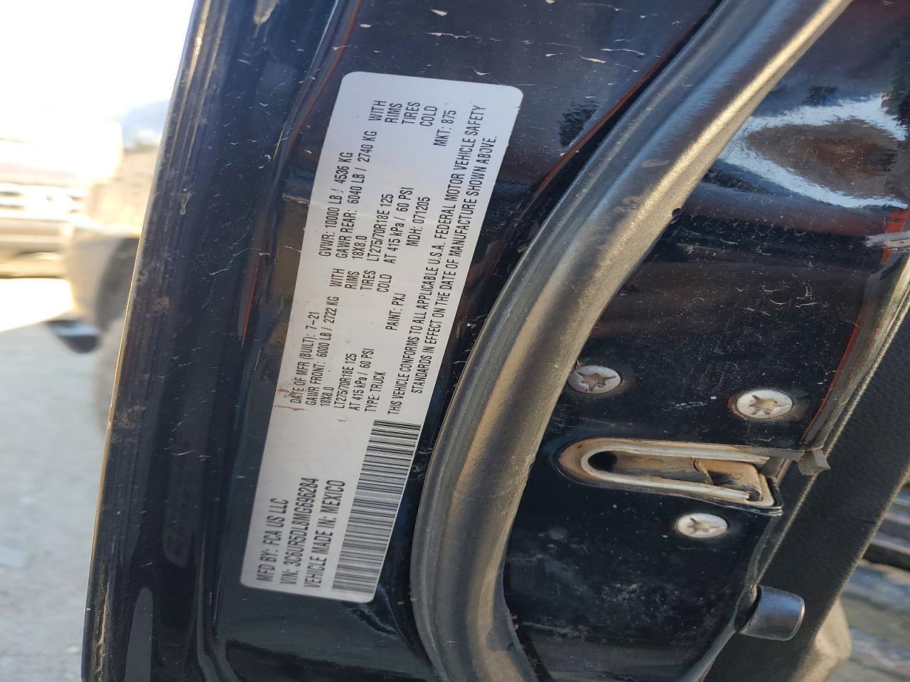 2021 RAM 2500