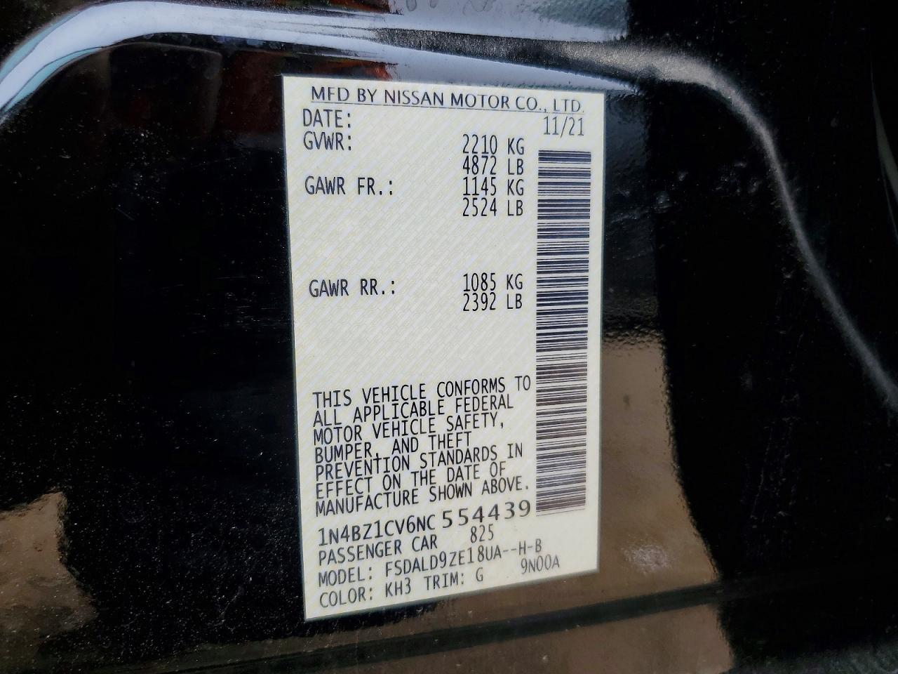 2022 NISSAN LEAF