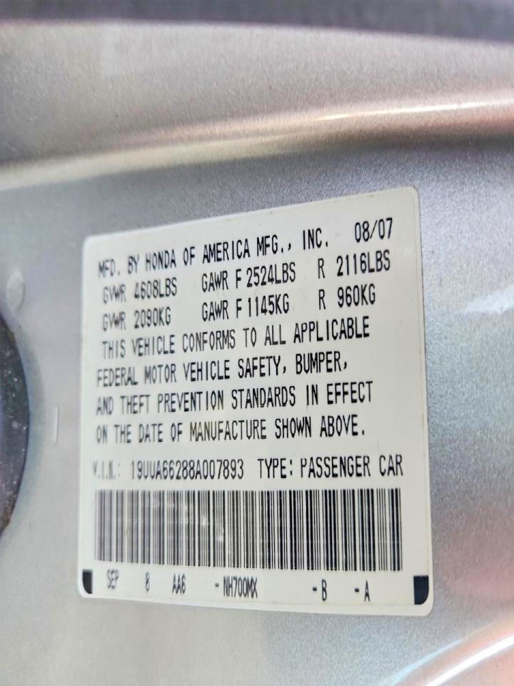 2008 ACURA TL