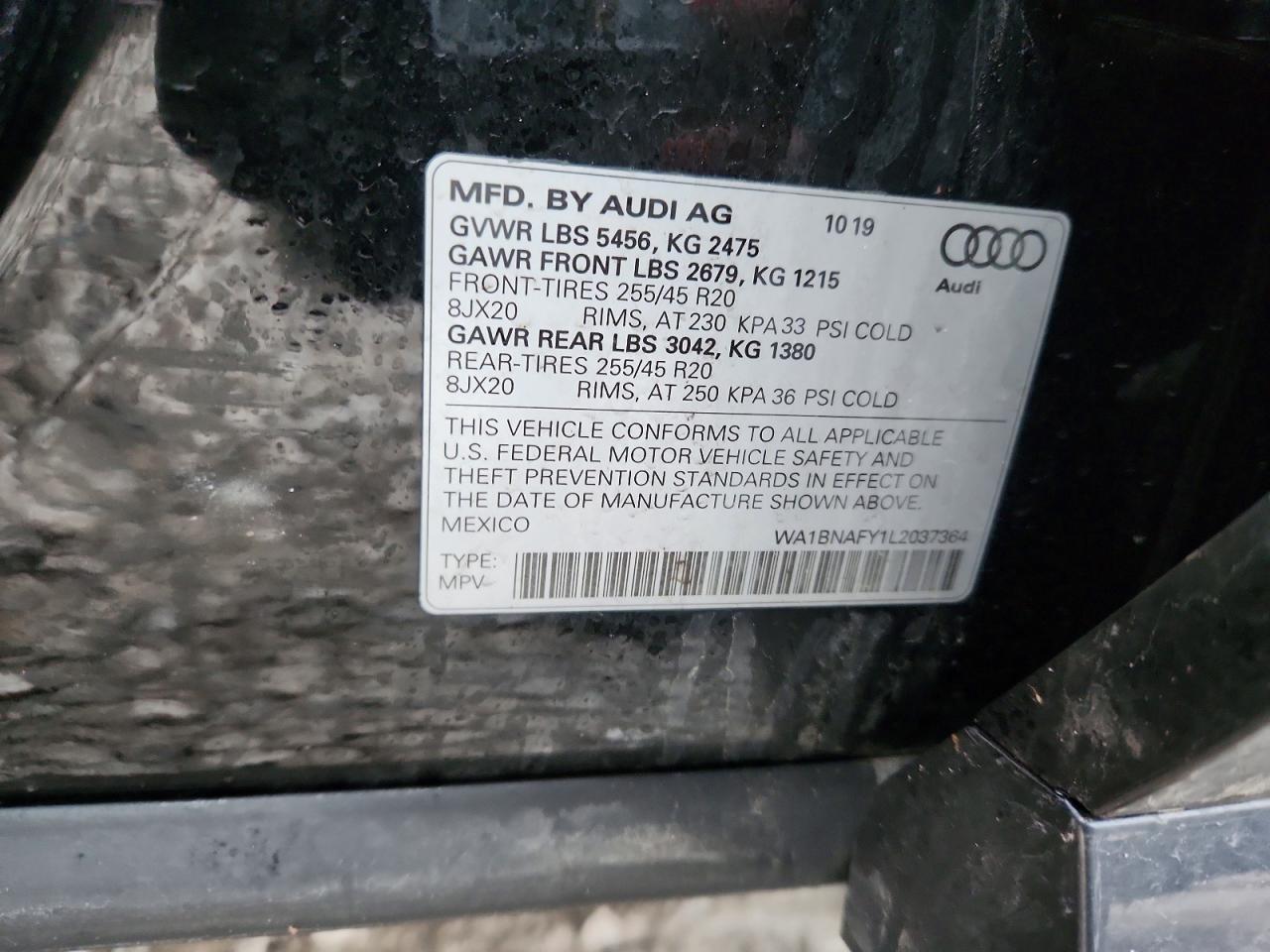 2020 AUDI Q5