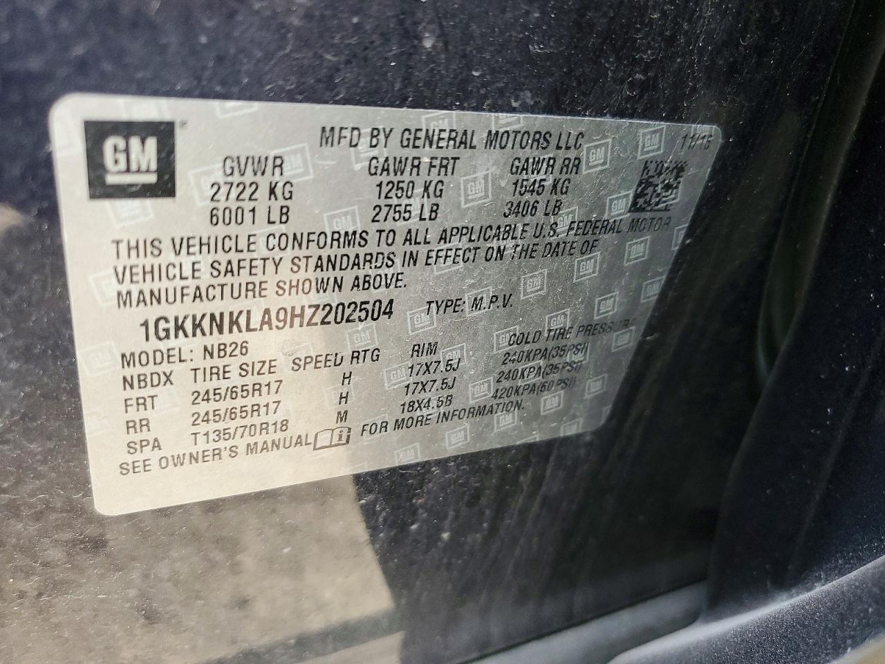 2017 GMC ACADIA