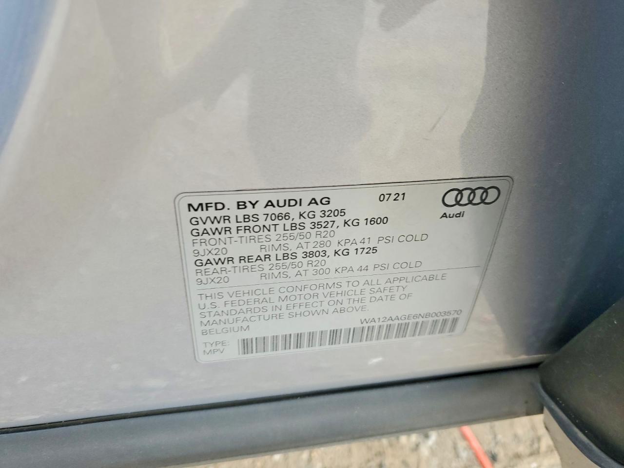 2022 AUDI e-tron Sportback