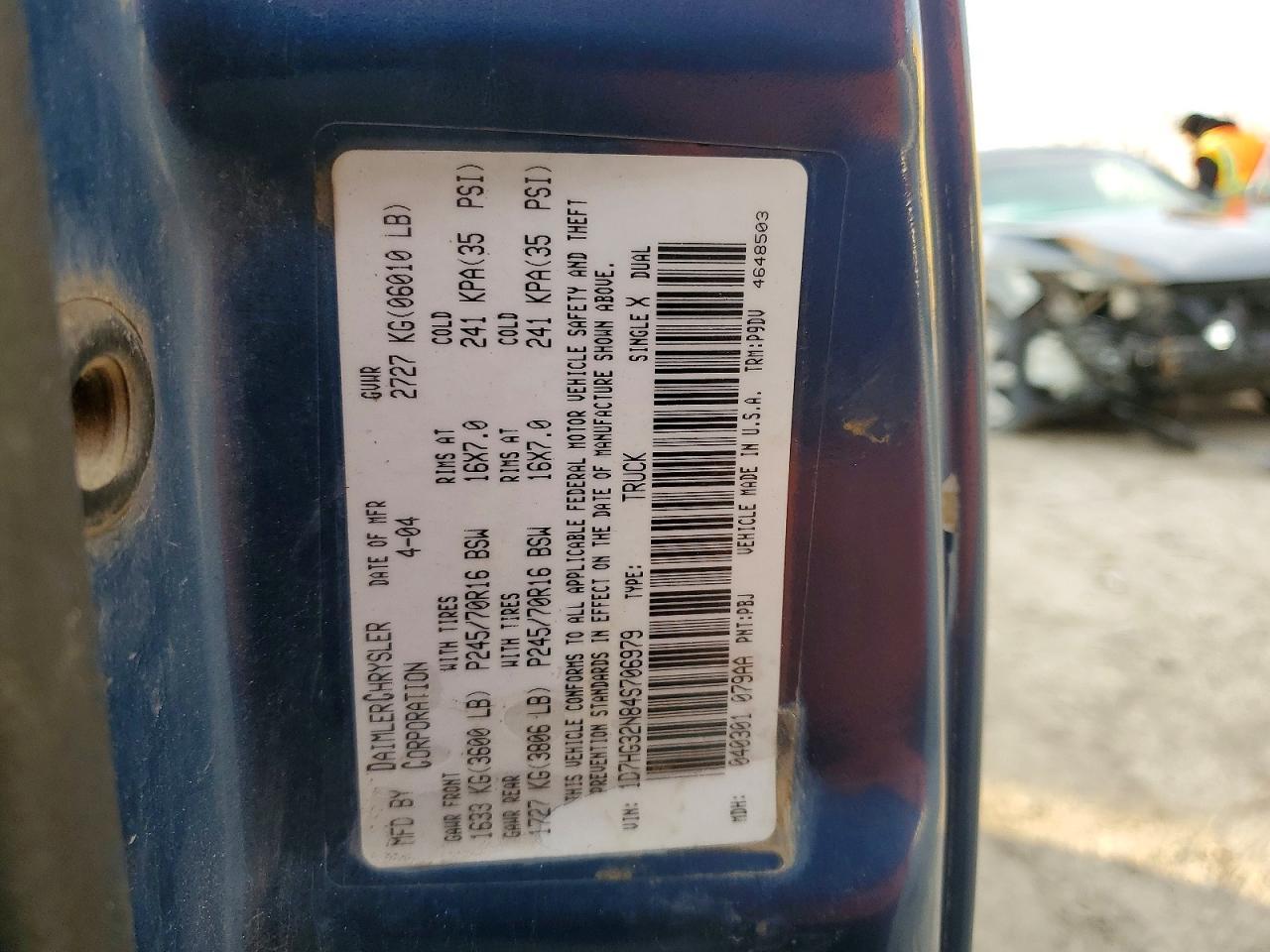 2004 DODGE Dakota