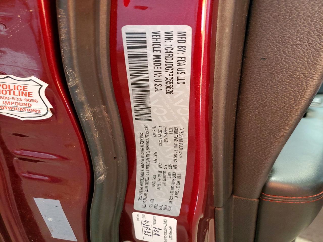 2023 DODGE DURANGO