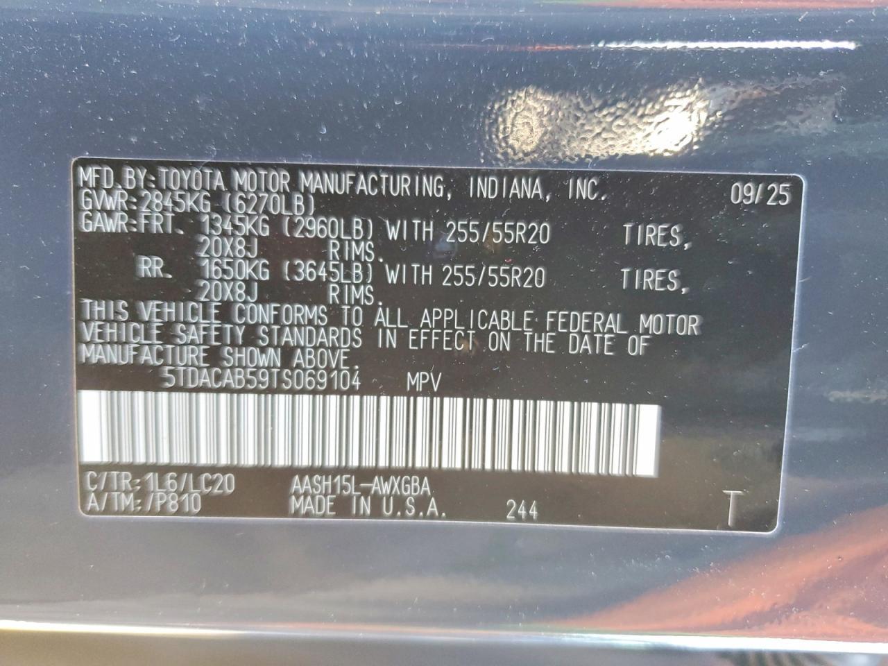 2026 TOYOTA HIGHLANDER