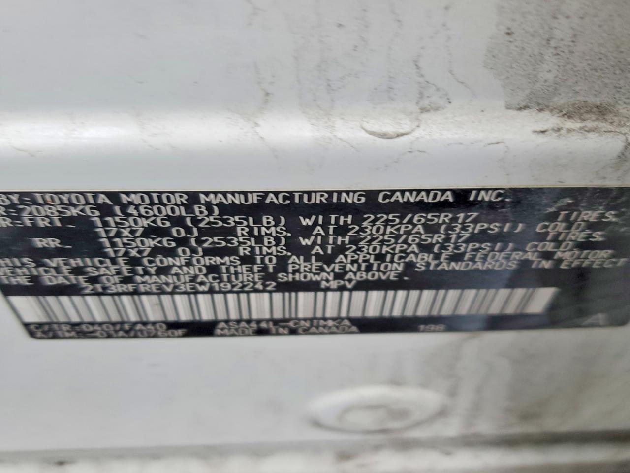 2014 TOYOTA RAV4