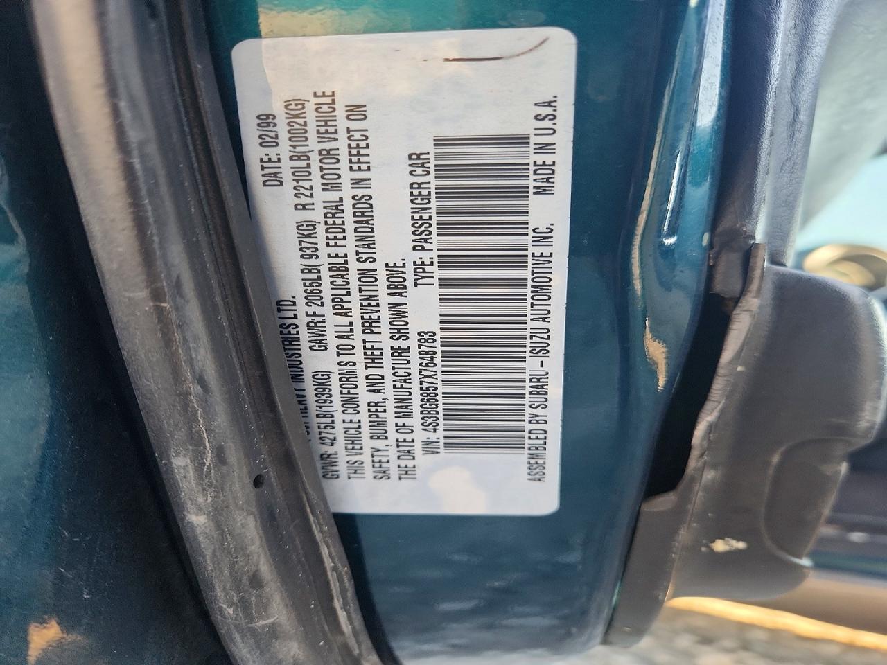 1999 SUBARU Legacy