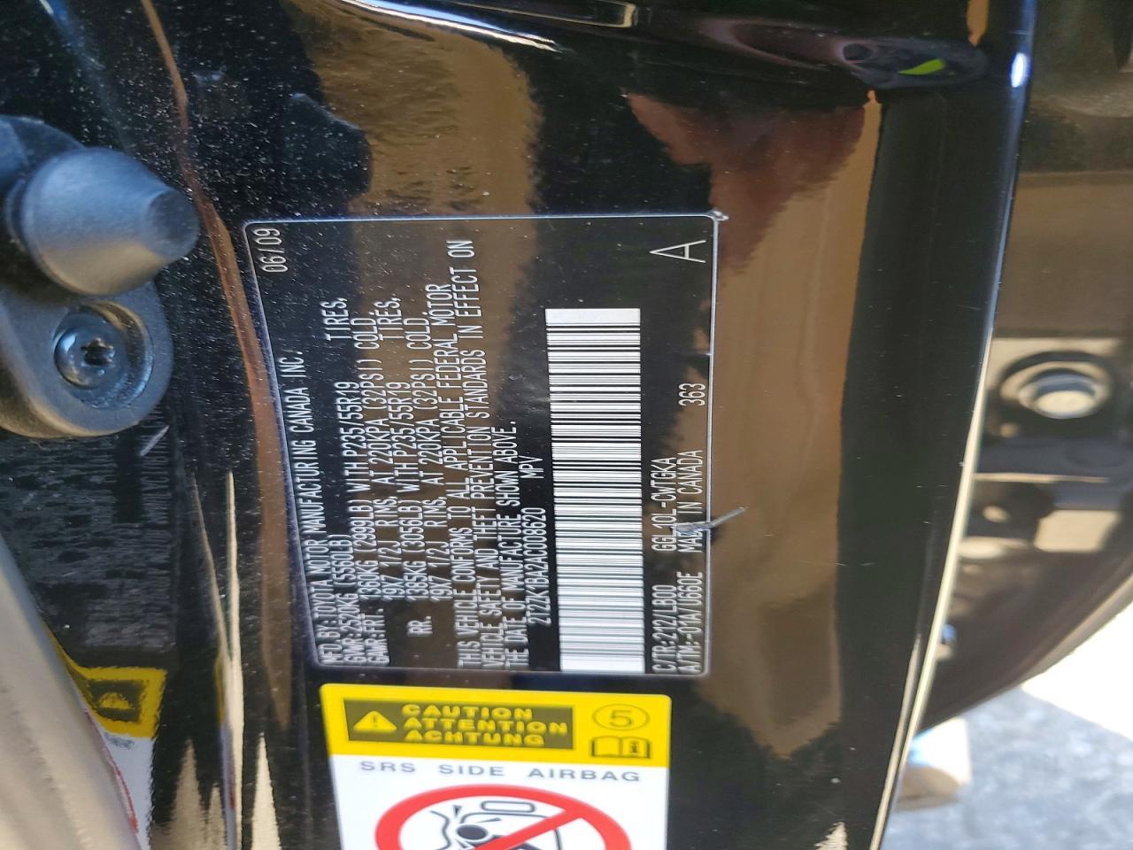 2010 LEXUS RX 350