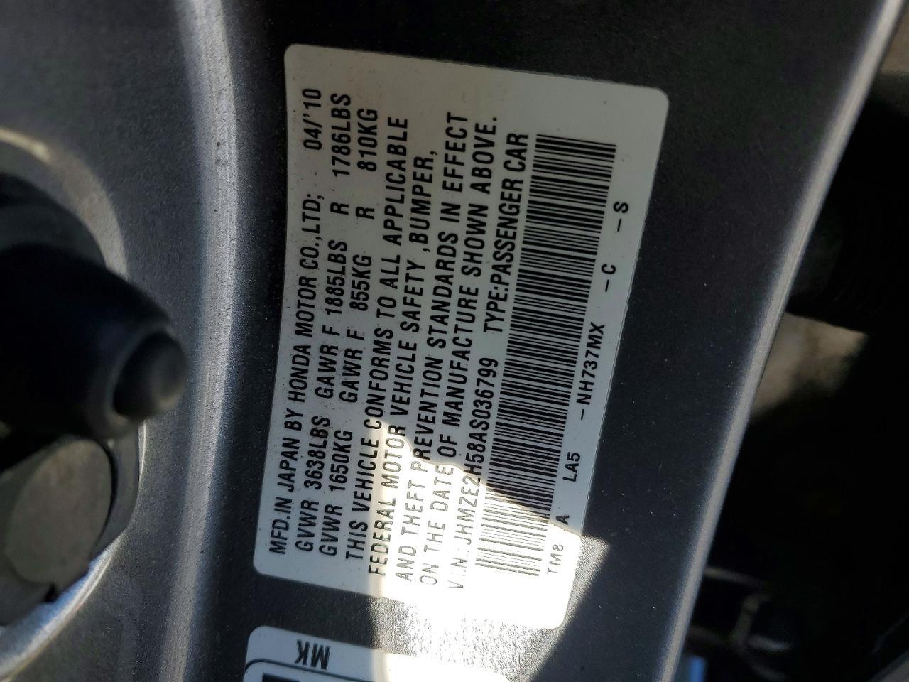 2010 HONDA Insight