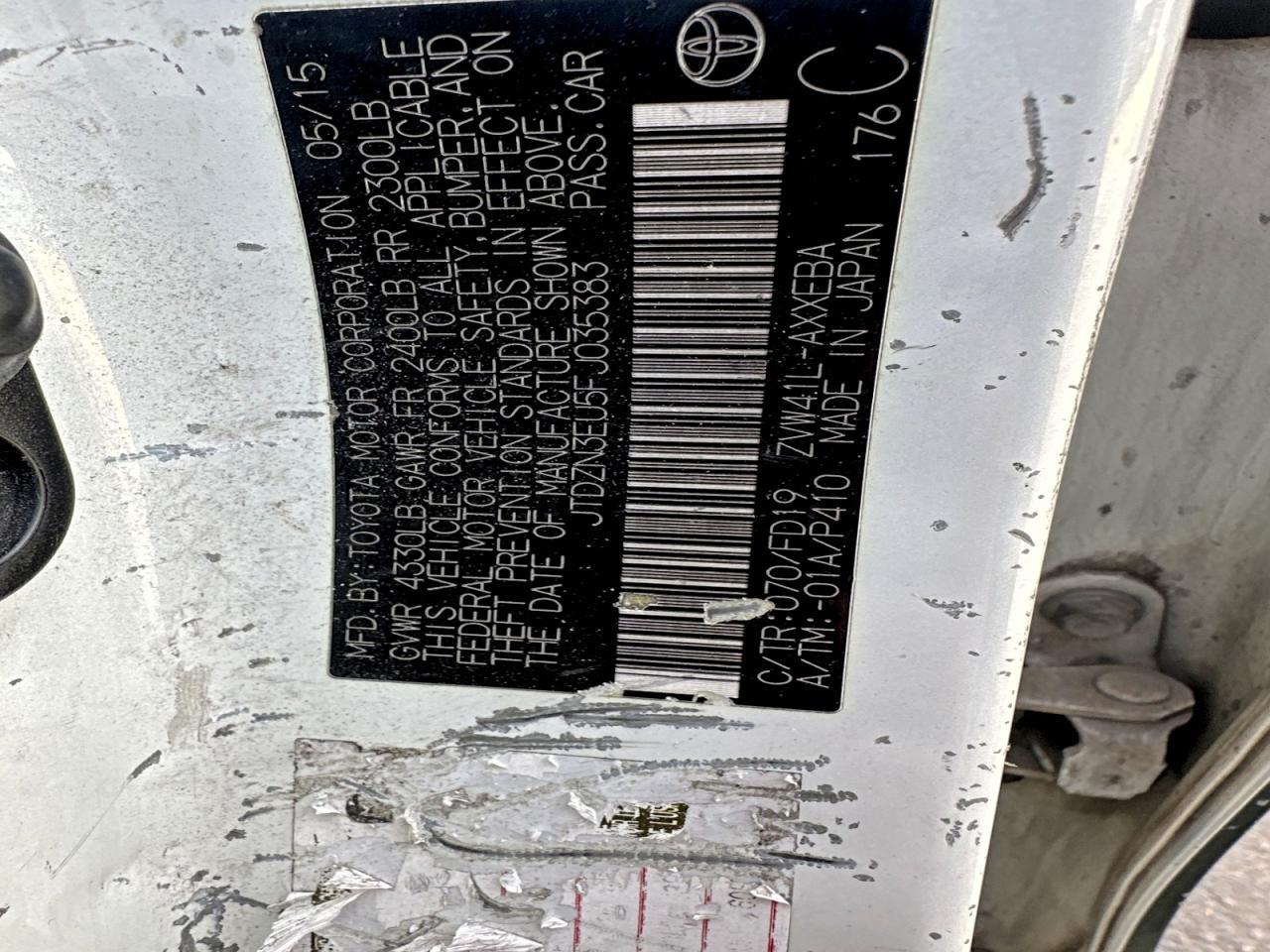2015 TOYOTA PRIUS V